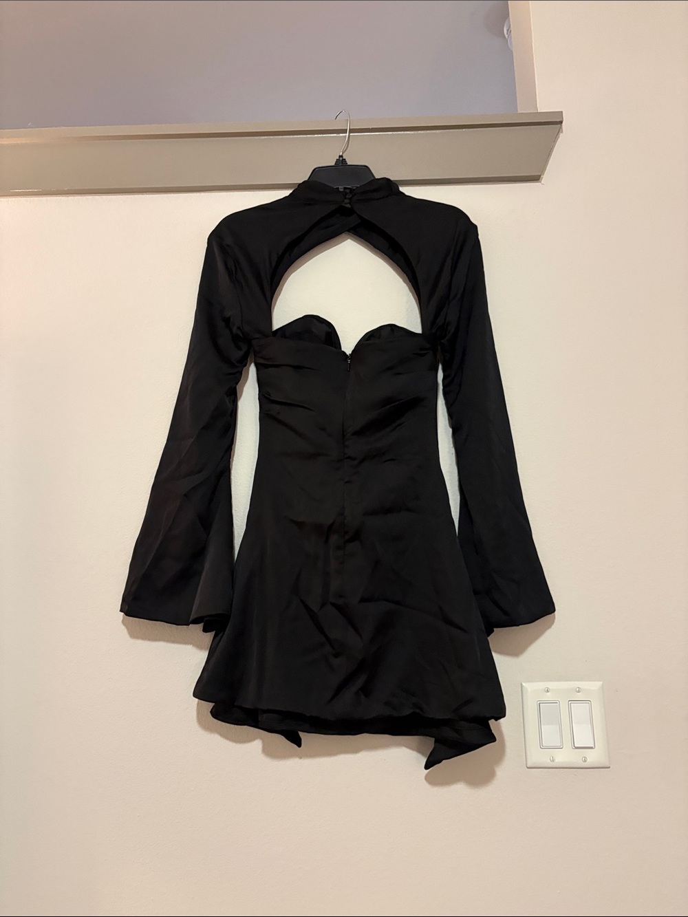 House of CB Toira Black Draped Corset Dress SZ S VGUC - Picture 5 of 9
